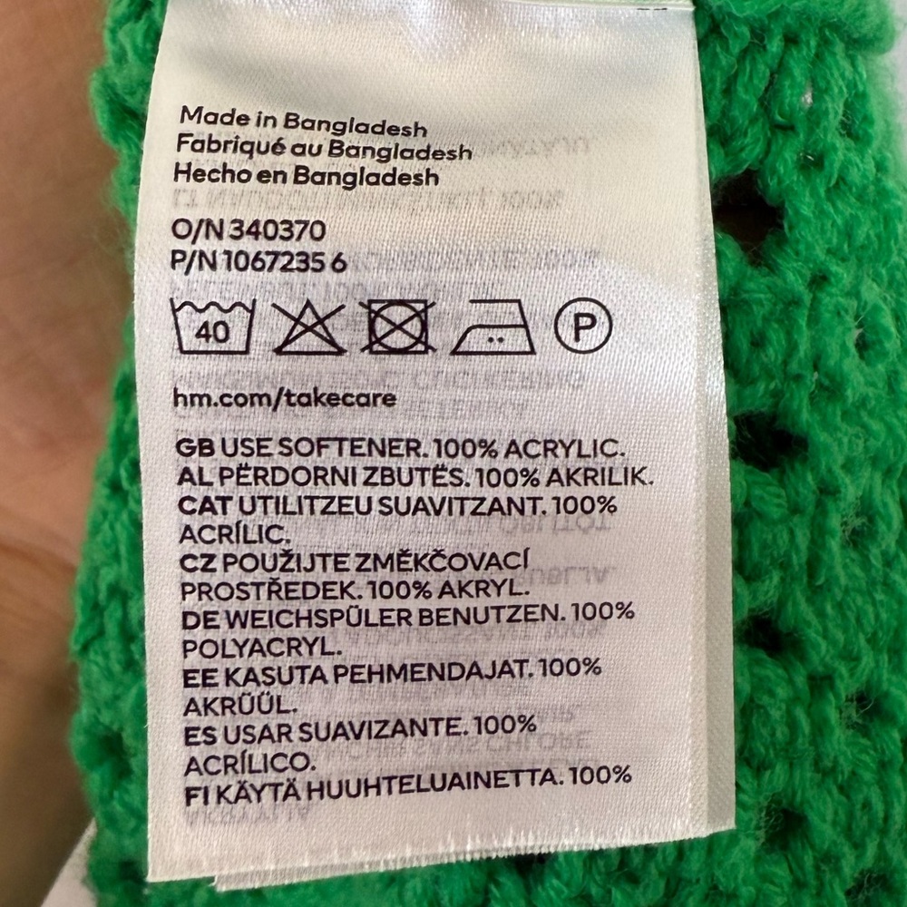 H&M green Knit Women's Sweater - Picture 5 of 5